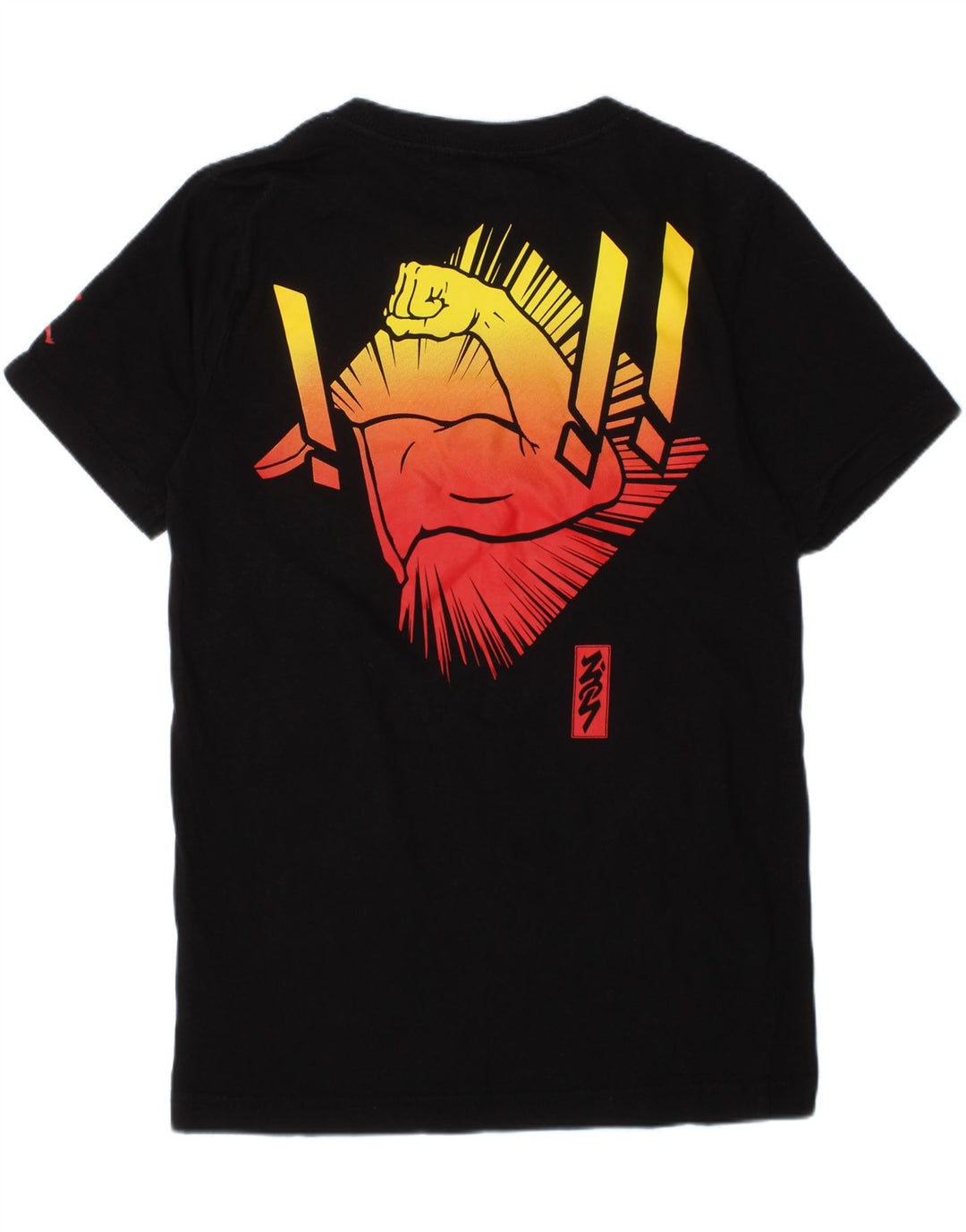 JORDAN Boys Graphic T-Shirt Top 10-11 Years Medium  Black Vintage Jordan and Second-Hand Jordan from Messina Hembry 