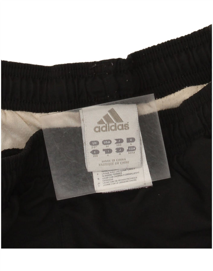 Adidas Мужские спортивные брюки Джоггеры Большой черный полиэстер