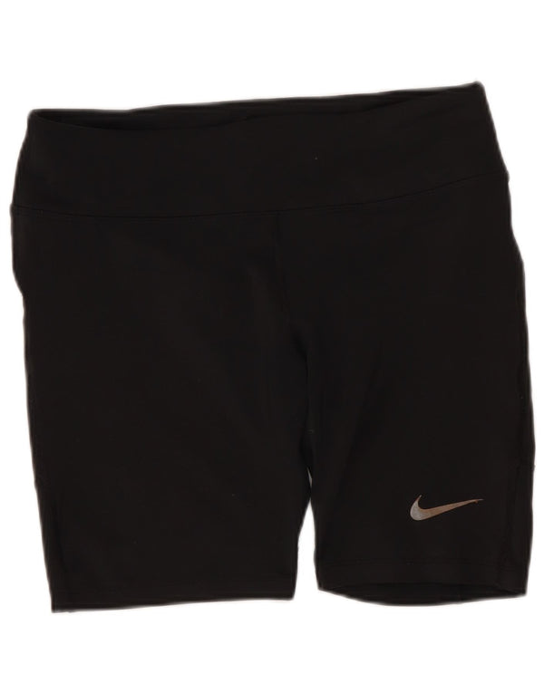 Женские спортивные шорты Nike Dri Fit UK 12, средний черный, полиэстер