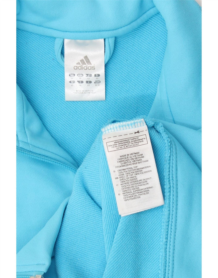 Женский спортивный костюм Adidas Top Jacket UK 14, средний синий полиэстер