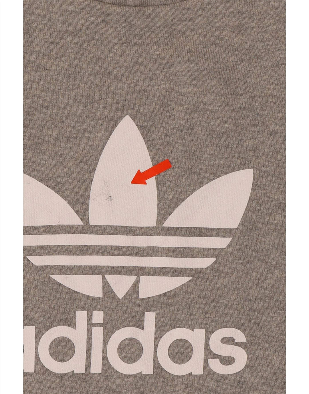 ADIDAS Mens Graphic Sweatshirt Jumper Small Grey Cotton Vintage Adidas and Second-Hand Adidas from Messina Hembry 