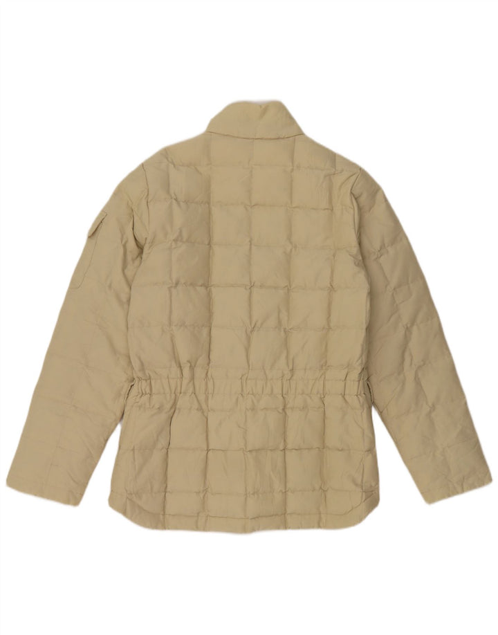 Женская стеганая куртка Woolrich UK 14, большая, бежевая