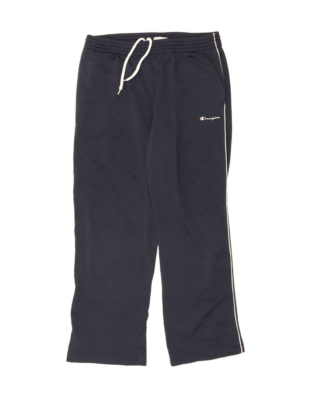CHAMPION Mens Tracksuit Trousers Medium  Navy Blue Polyester Vintage Champion and Second-Hand Champion from Messina Hembry 