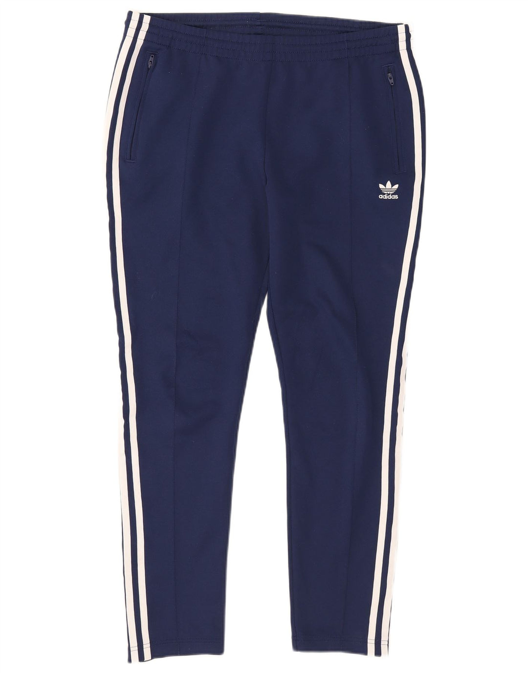 Женские спортивные брюки Adidas UK 14, большие темно-синие, полиэстер