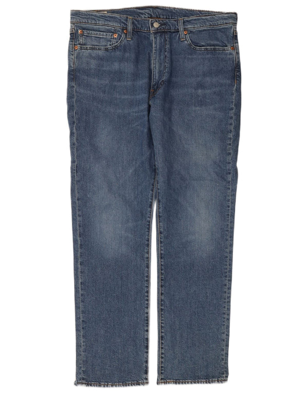 Мужские прямые джинсы Levi's 514 W36 L32 синие, хлопок