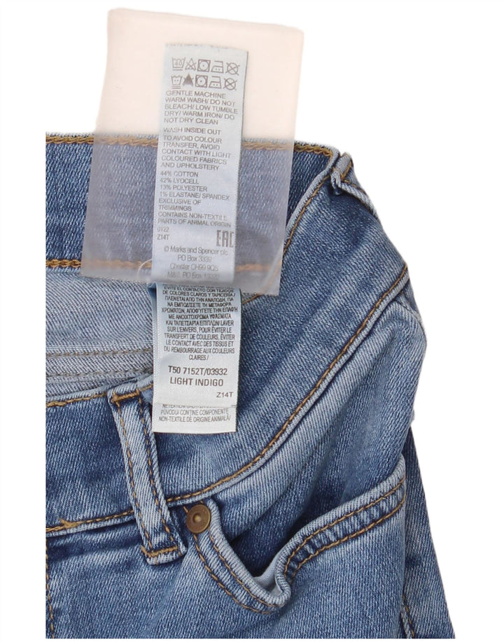Женские расклешенные джинсы Marks & Spencer Autograph UK 10, маленькие W26 L30, синие