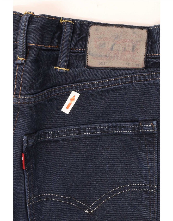 Мужские прямые джинсы Levi's 501 W42 L32 Темно-синие
