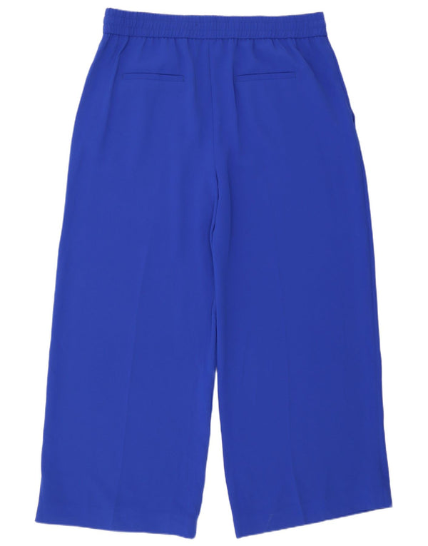 Женские широкие брюки чинос Marks & Spencer UK 16, большие W34 L27, синие