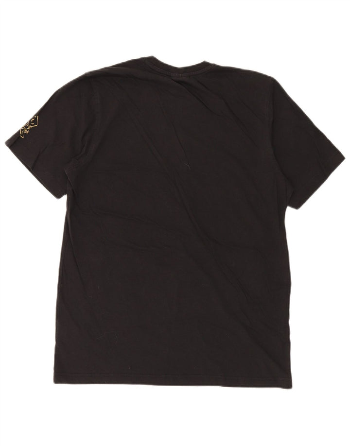 Мужская футболка с рисунком Adidas Top Medium Black Cotton