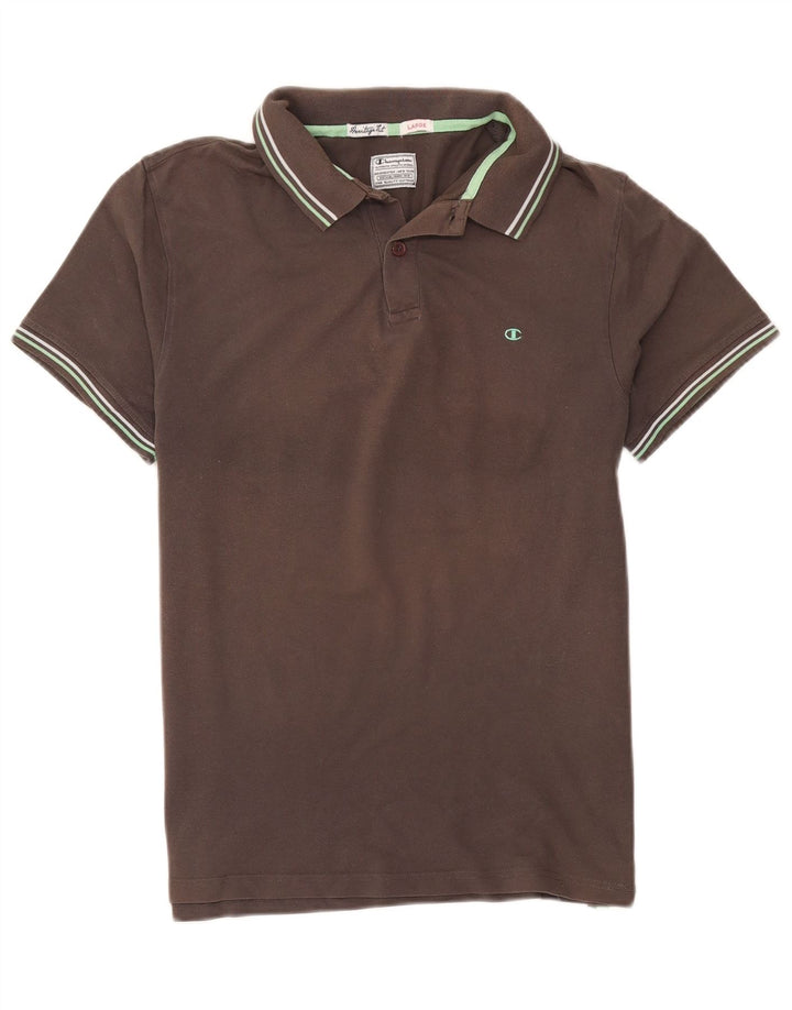 Мужская рубашка поло Champion Heritage Fit, большая серая