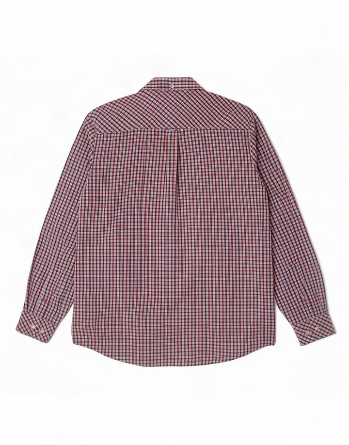 Мужская рубашка Heritage Ben Sherman, большая красная клетка, хлопок
