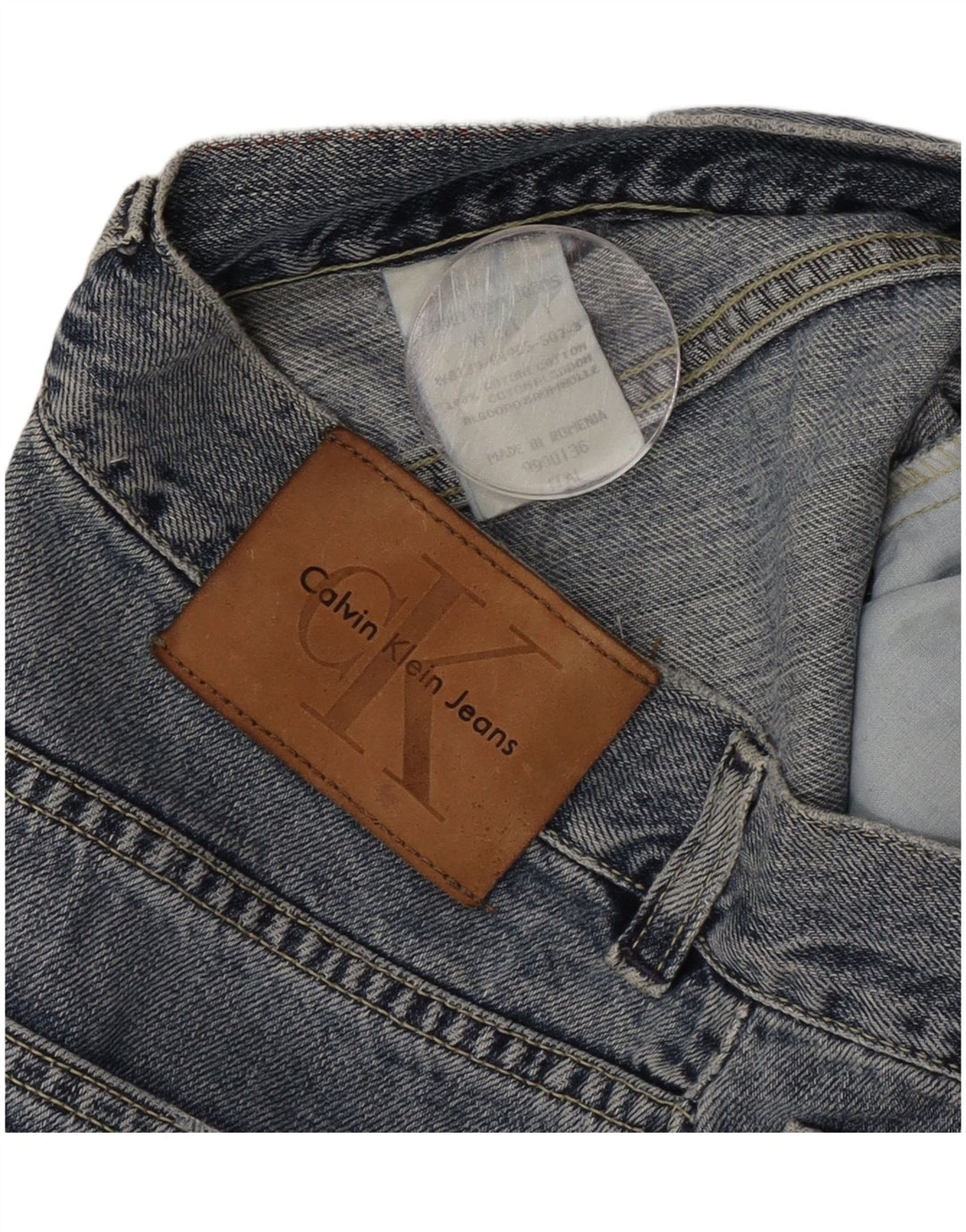 Женские джинсы Bootcut Calvin Klein W31 L30 синие, хлопок