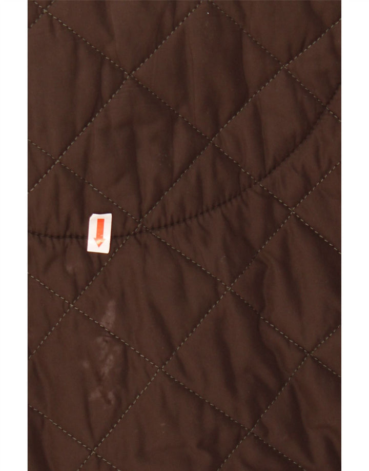 Мужская стеганая куртка BARBOUR UK 40, большая, коричневая, полиэстер