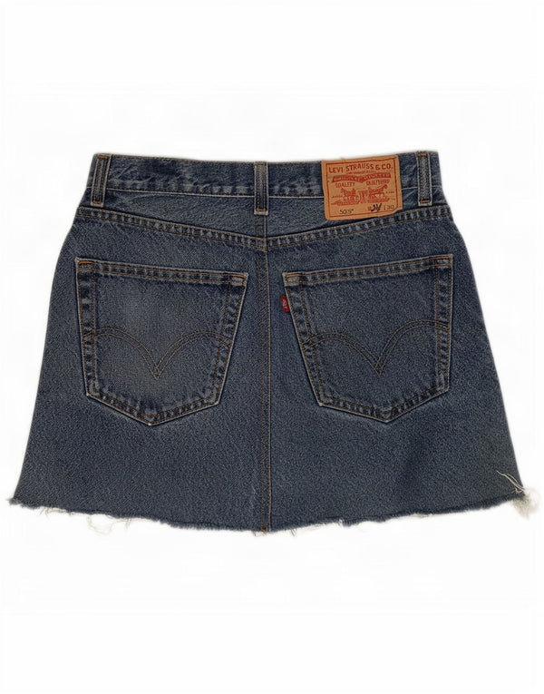 Женская джинсовая юбка Levi's 505 W30, средний синий