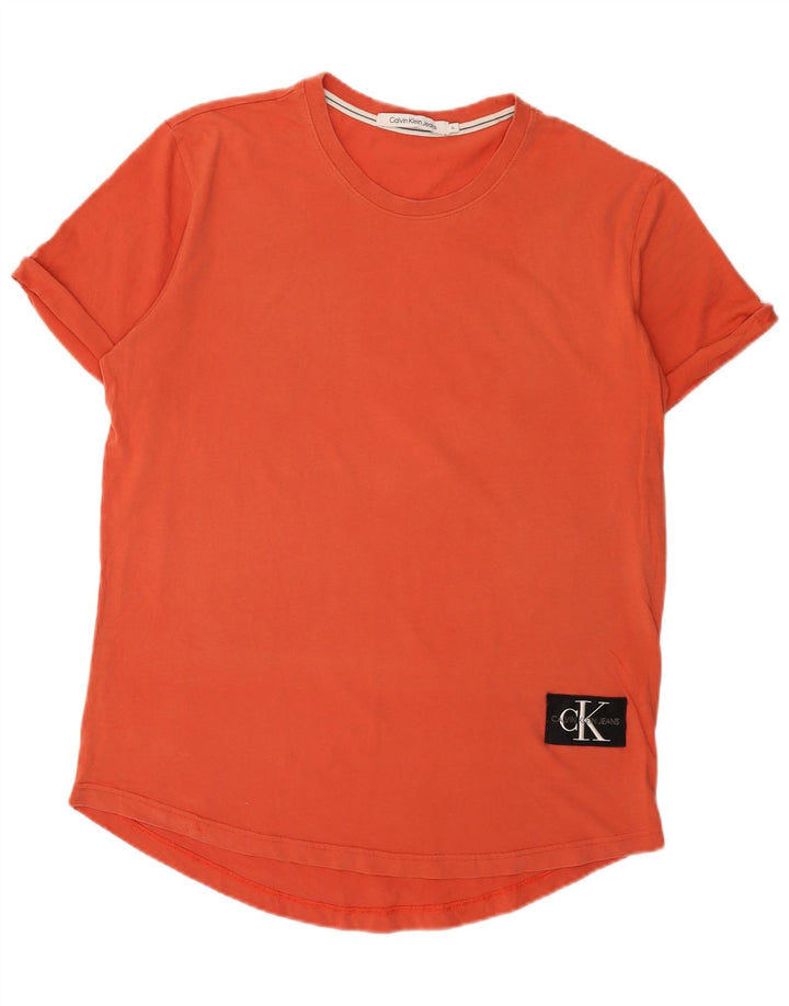 Мужская футболка Calvin Klein Jeans Top XL Оранжевая