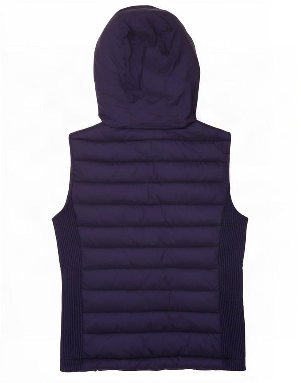 Женский утепленный жилет с капюшоном Superdry UK 6 XS, темно-синий, нейлон