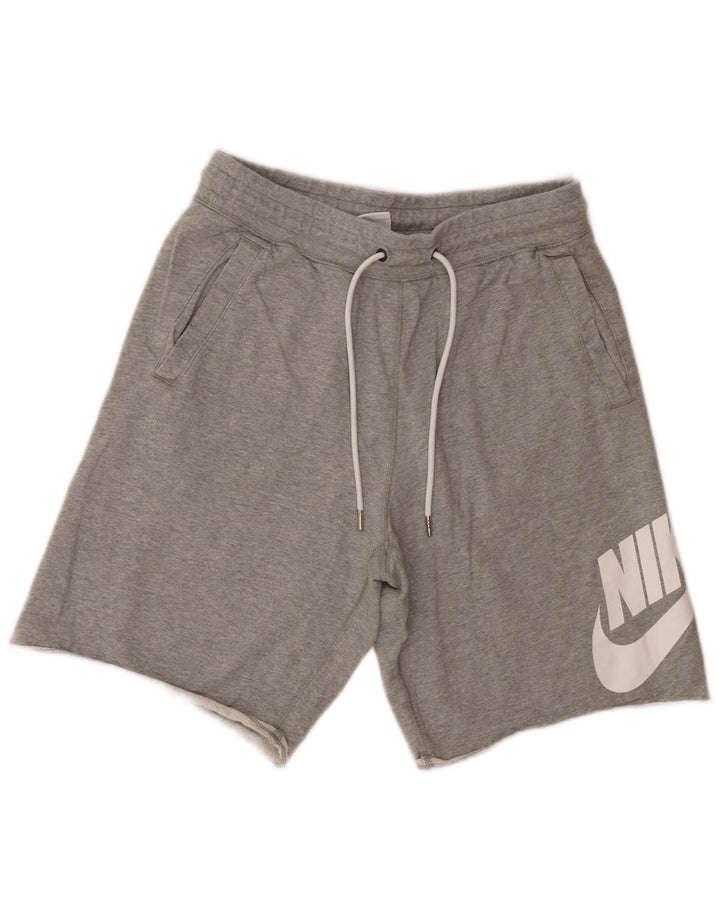 Мужские спортивные шорты с рисунком Nike, хлопковые серые пятнышки среднего размера