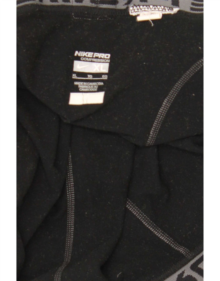Мужские леггинсы с рисунком Nike XL, черные