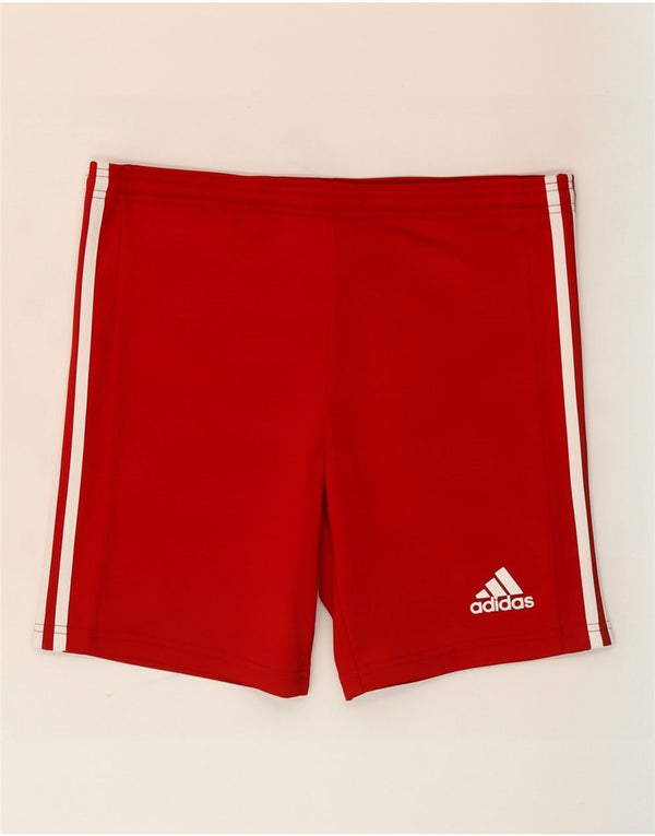 Спортивные шорты Adidas для мальчиков 13-14 лет, красный полиэстер