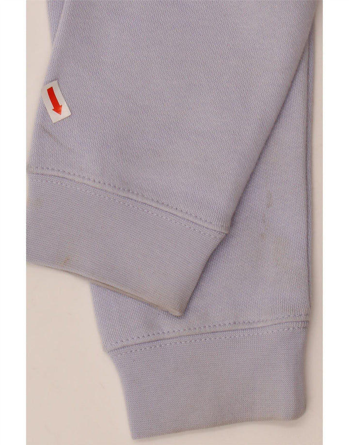 Джемпер с капюшоном PUMA для девочек с рисунком, 9–10 лет, фиолетовый, хлопок