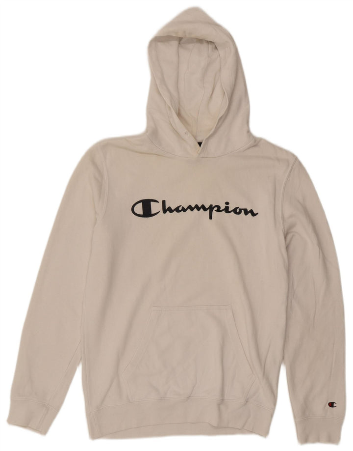 Мужской джемпер с капюшоном Champion, средний белый