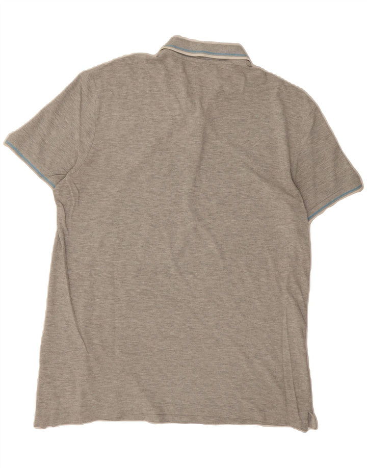 DIADORA Mens Polo Shirt 2XL Grey Cotton Vintage Diadora and Second-Hand Diadora from Messina Hembry 