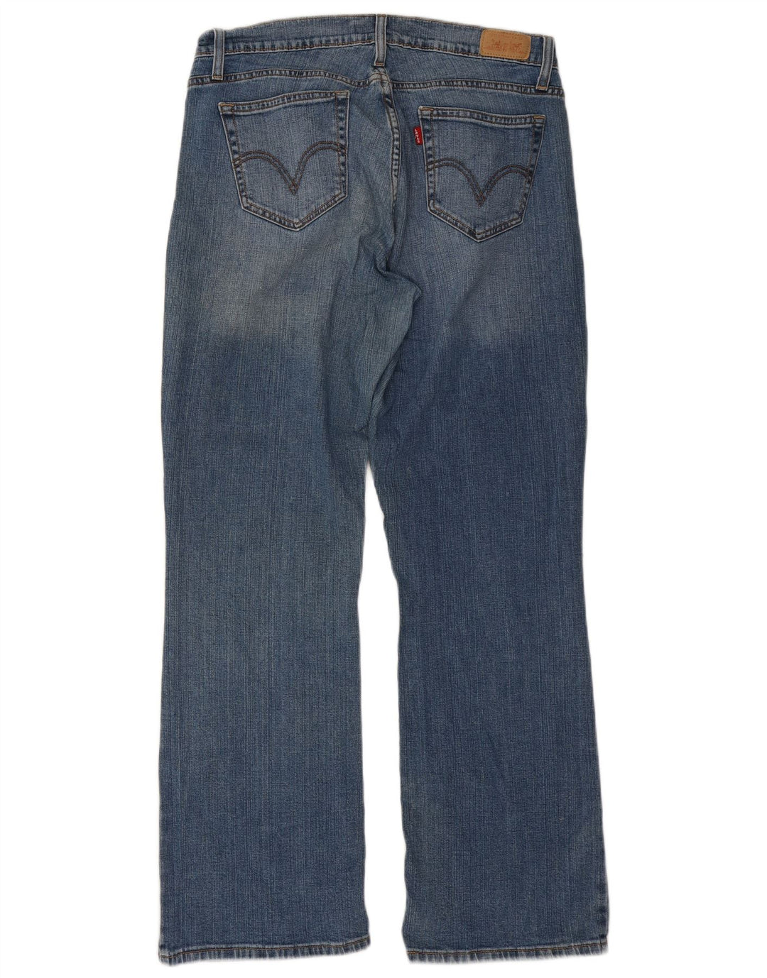 Женские джинсы Levi's 525 Curvy Bootcut, размер США 14, большие размеры W32 L30, синий хлопок