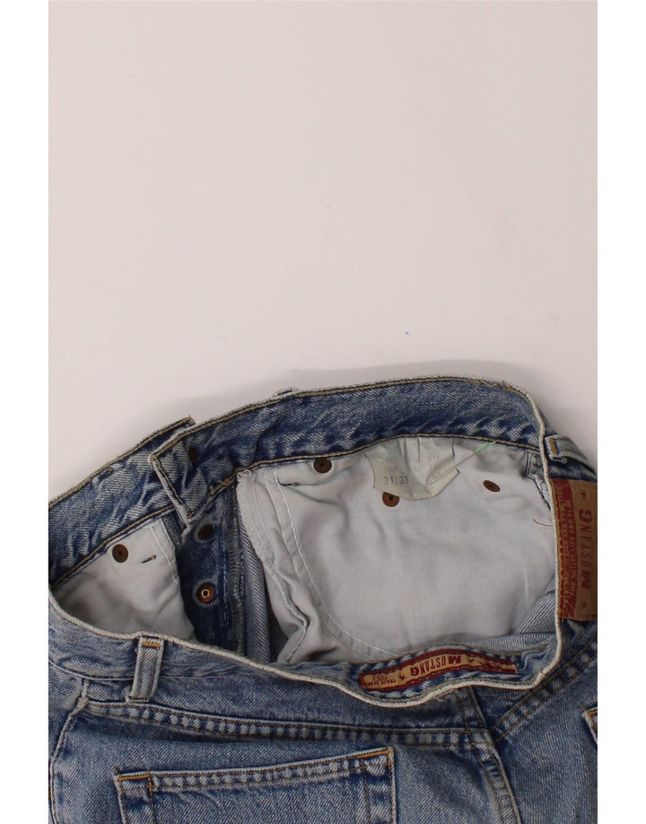 MUSTANG Mens Slim Jeans W31 L33 Blue Vintage Mustang and Second-Hand Mustang from Messina Hembry 
