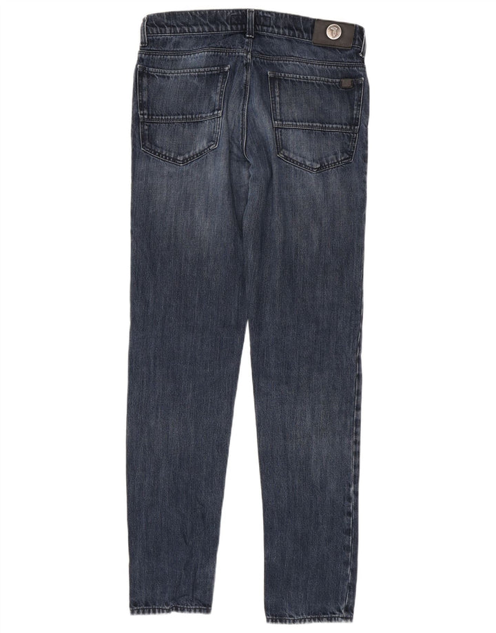 Мужские узкие джинсы Trussardi W32 L34 синие, хлопок