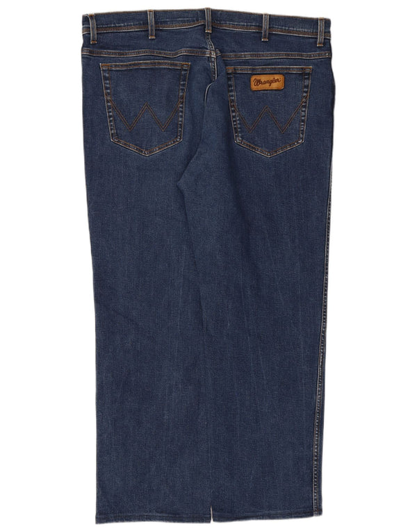 Мужские прямые джинсы WRANGLER Texas W42 L29, синий хлопок