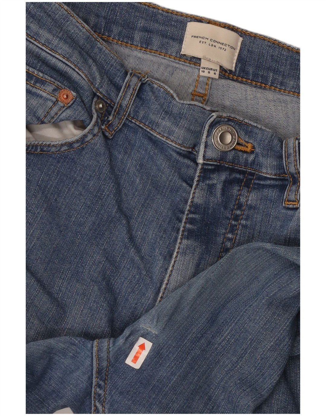 Женские джинсы скинни FRENCH CONNECTION UK 10, маленькие W28 L30, синие