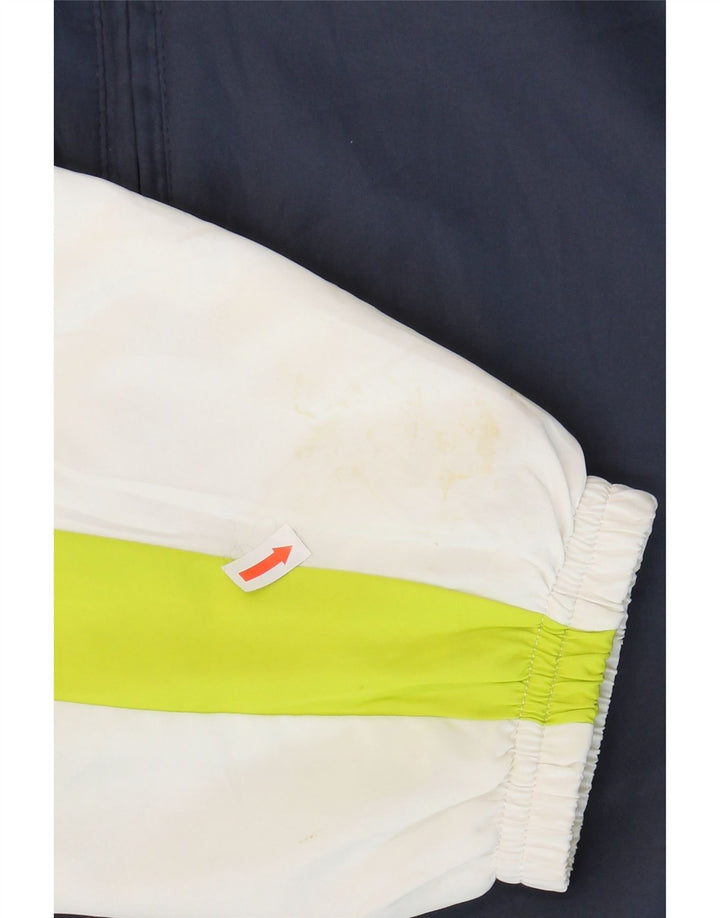 FILA Mens Tracksuit Top Jacket IT 50 Medium Navy Blue Colourblock Vintage Fila and Second-Hand Fila from Messina Hembry 