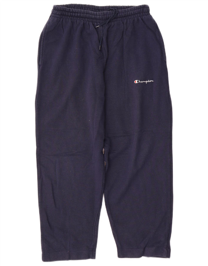Мужские спортивные брюки Champion, темно-синие, хлопковые, среднего размера