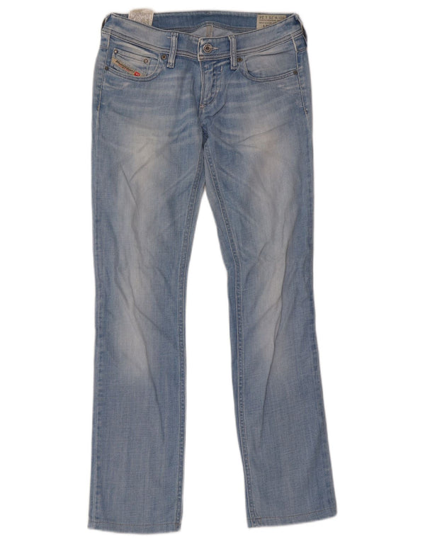 Женские узкие джинсы Diesel Lowky W25 L30, синий хлопок