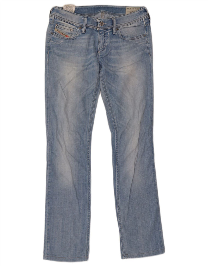 Женские узкие джинсы Diesel Lowky W25 L30, синий хлопок