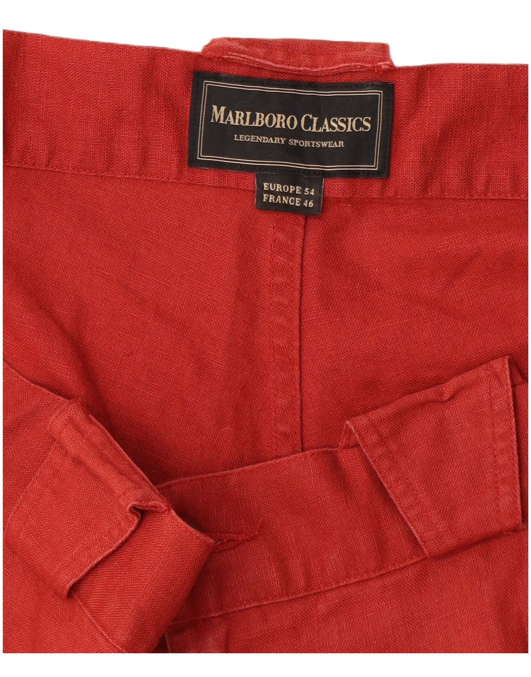 Мужские шорты карго Marlboro Classics EU 54 2XL W34 Красный лен