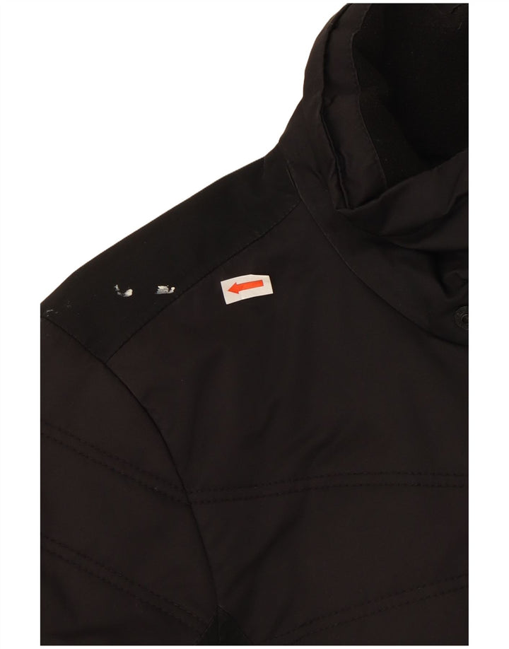 Женская стеганая куртка Schoffel UK 10 маленькая черная из полиэстера