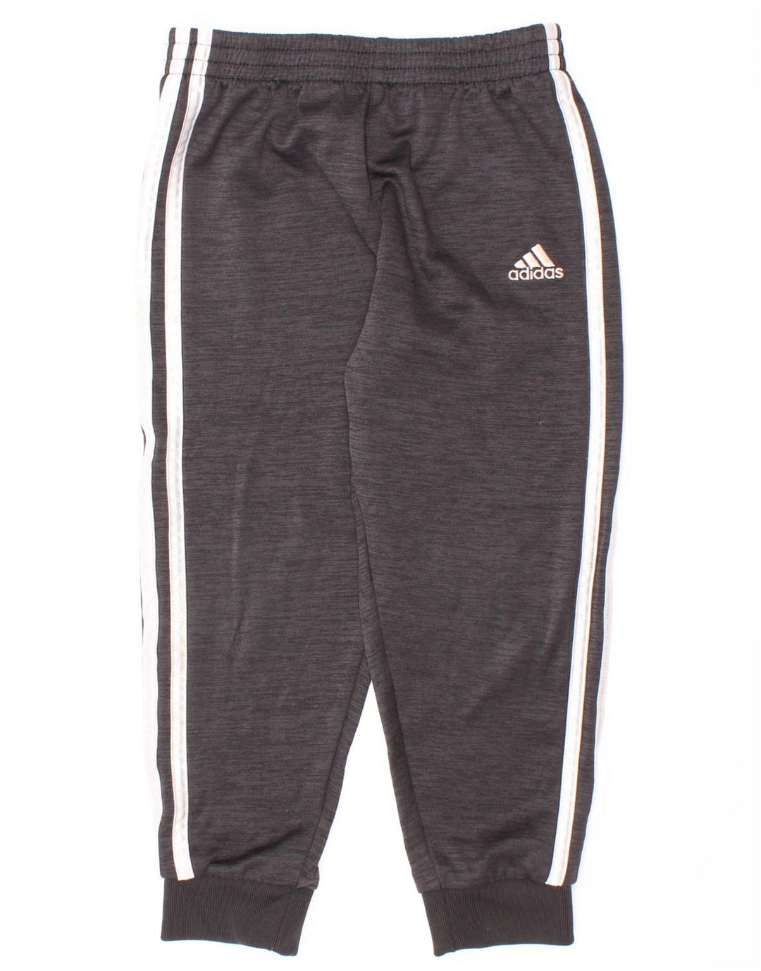 Спортивный костюм Adidas для мальчиков, брюки для бега, 5–6 лет, серый полиэстер с крапинками