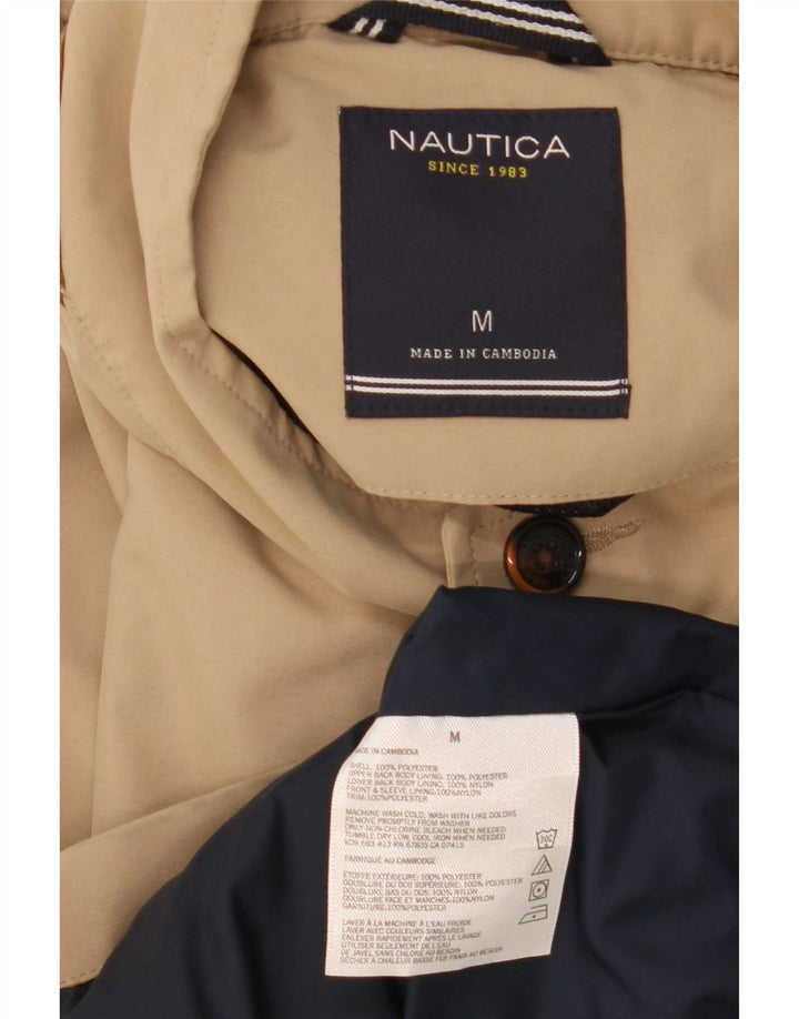 Мужская куртка-бомбер Nautica UK 38 средний бежевый полиэстер