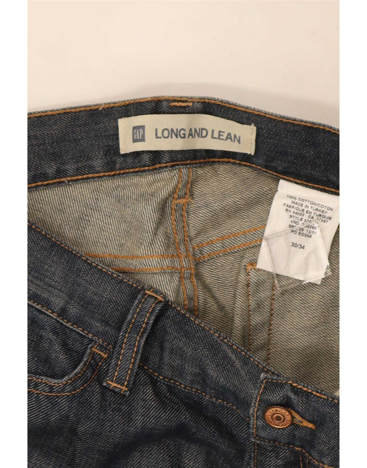 Женские укороченные джинсы Gap W30 L25 синие, хлопок