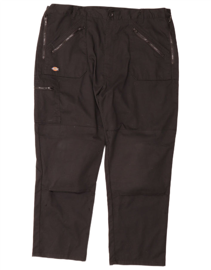 Мужские прямые брюки-карго Dickies W44 L29, черный полиэстер