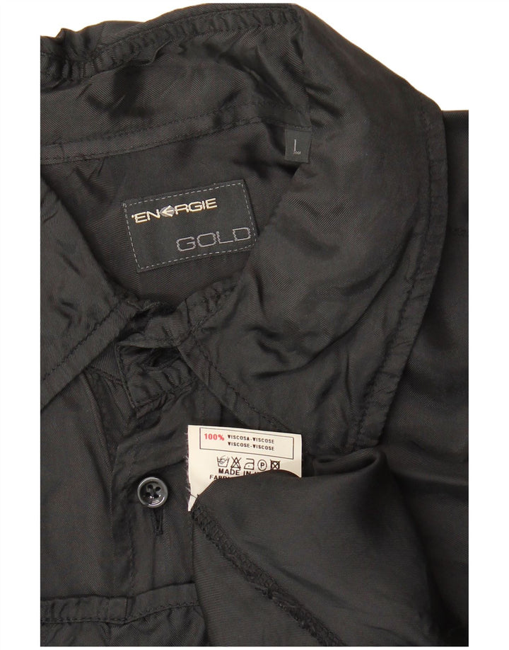 Мужская рубашка Energie, большая черная вискоза