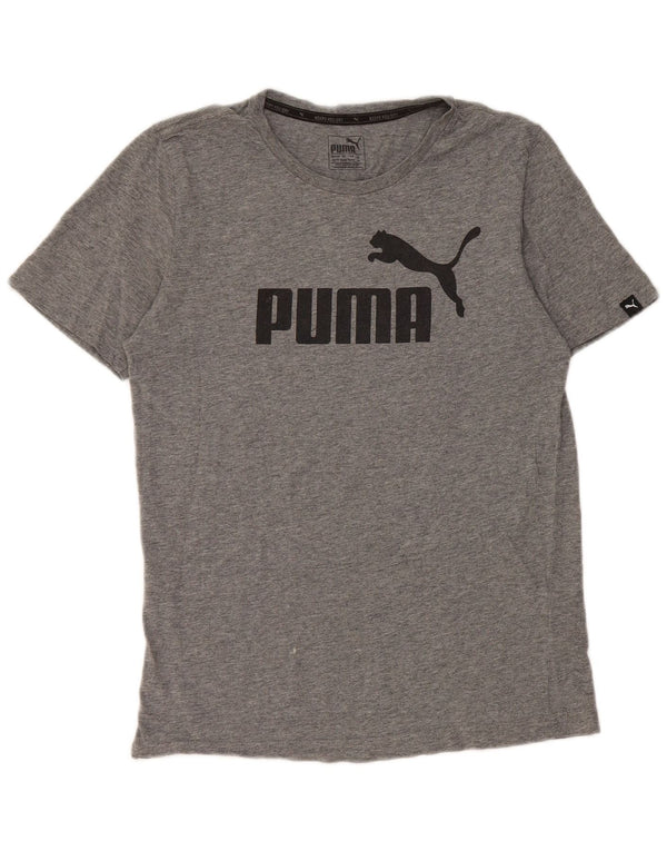 Мужская футболка с рисунком Puma Top XS, серый хлопок