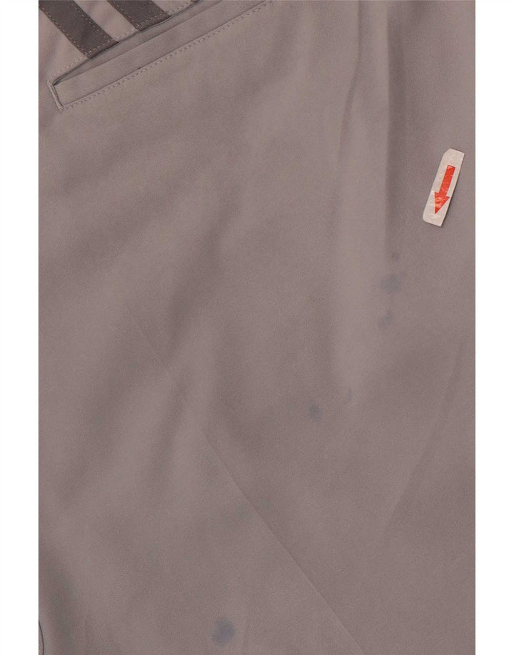 Мужские шорты чинос Adidas W38 XL серые из полиэстера