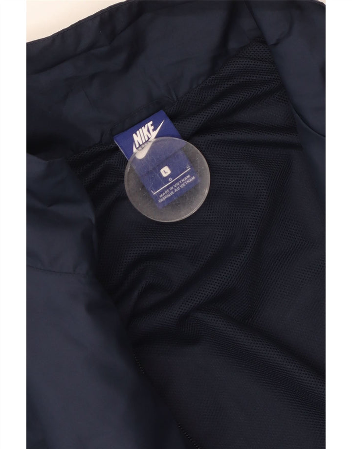 Мужской спортивный костюм NIKE, большая темно-синяя куртка