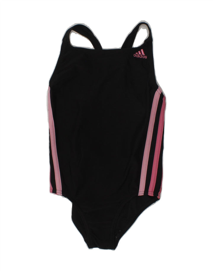 ADIDAS Girls Swimwear 5-6 Years Black Nylon | Vintage Adidas | Thrift | Second-Hand Adidas | Used Clothing | Messina Hembry 