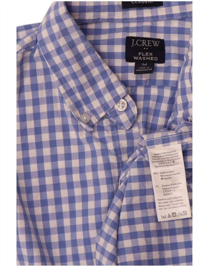 Мужская рубашка классического кроя J. CREW, хлопковая клетка среднего синего цвета