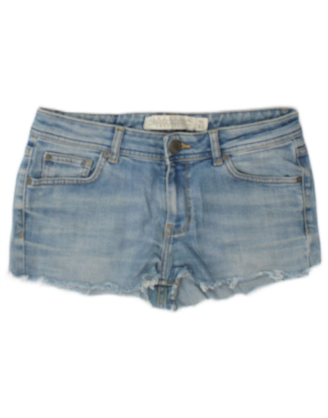 Женские джинсовые шорты Zara EU 40 Medium W30 Синие, хлопок