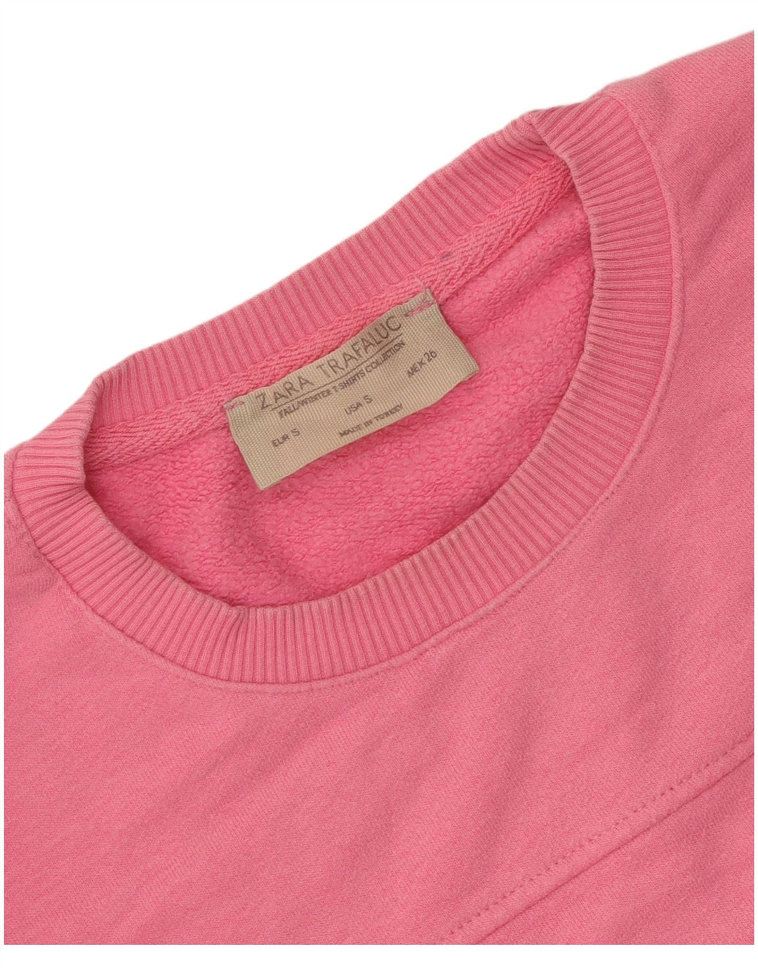 Женский джемпер оверсайз Zara UK 10, маленький розовый