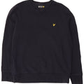 Мужской свитер Lyle & Scott, джемпер XL, темно-синий, хлопок